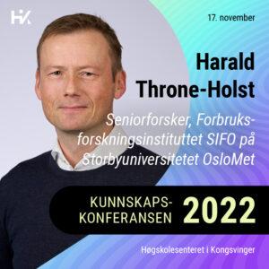 Portrettfoto Harald Throne Holst
