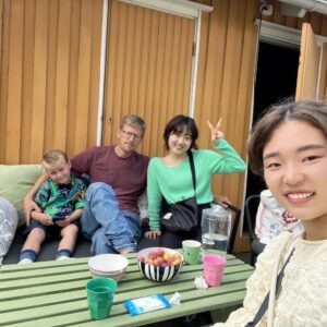 Studenter hos vertsfamilie